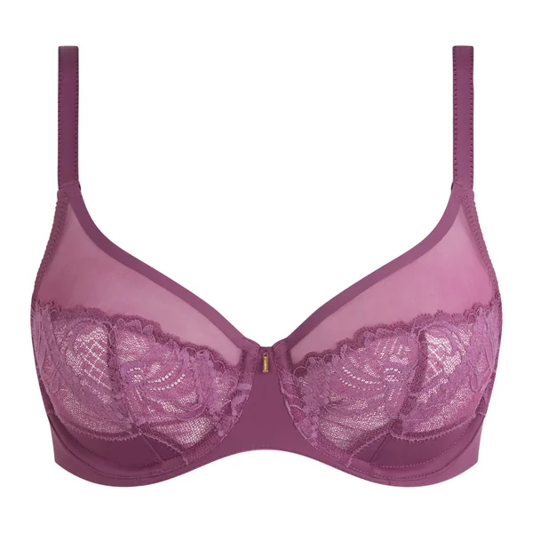 Soutien-gorge armaturé très enveloppant - Grenat Chantelle