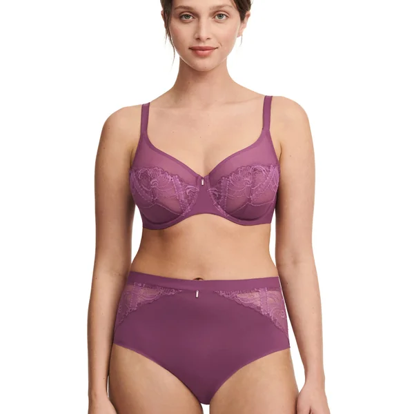 Soutien-gorge armaturé très enveloppant - Grenat Chantelle