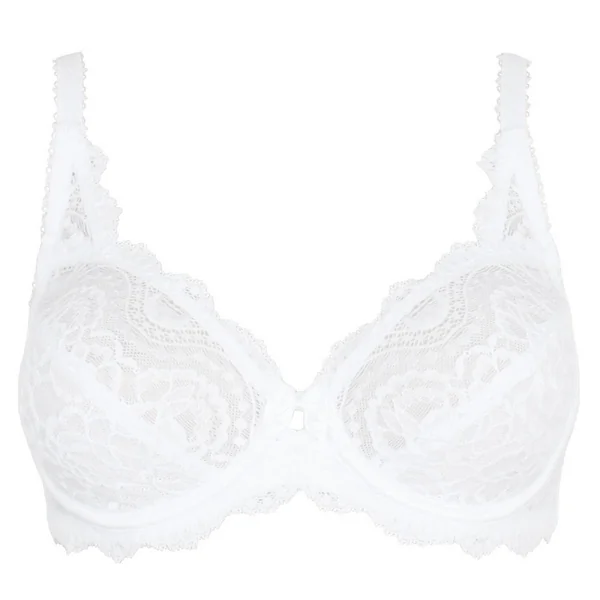 Soutien-Gorge avec Armatures Blanc Flower Elegance Playtex Flower Elegance