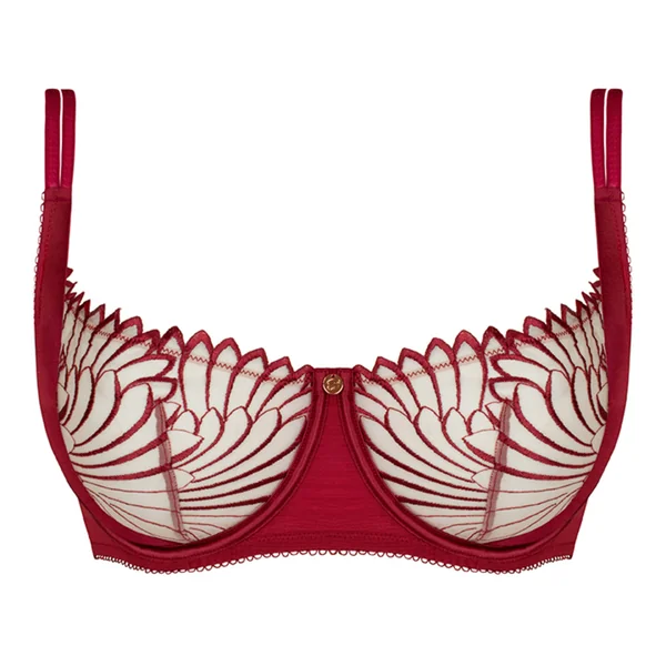 Soutien-gorge Balconnet Armatures Scantilly Fallen Angel Rouge Scantilly