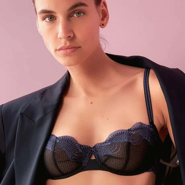 Soutien-gorge balconnet avec armatures noir Triumph