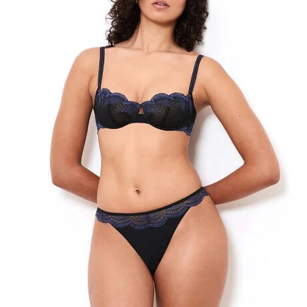 Soutien-gorge balconnet avec armatures noir Triumph