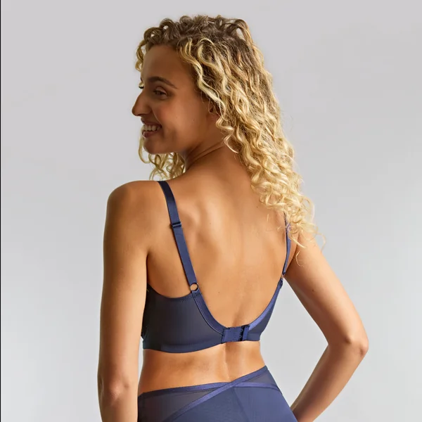 Soutien-gorge balconnet - Bleu et Champagne Panache Tango