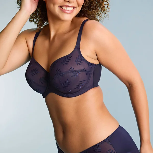 Soutien-gorge balconnet bleu Panache Tango