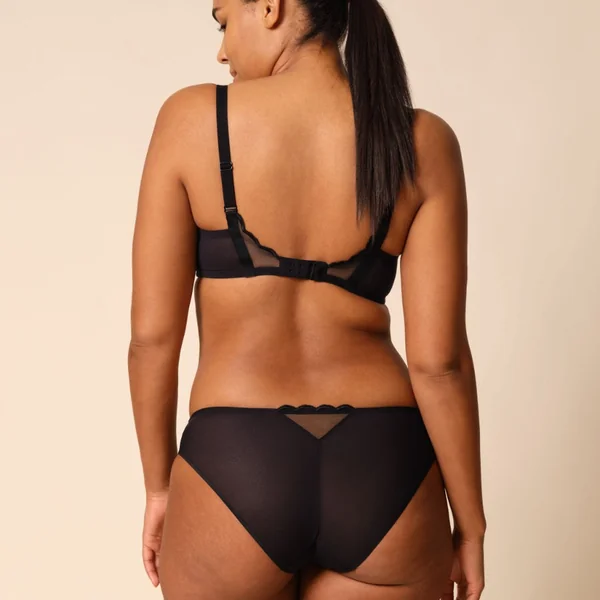 Soutien-gorge balconnet non rembourré noir Gossard
