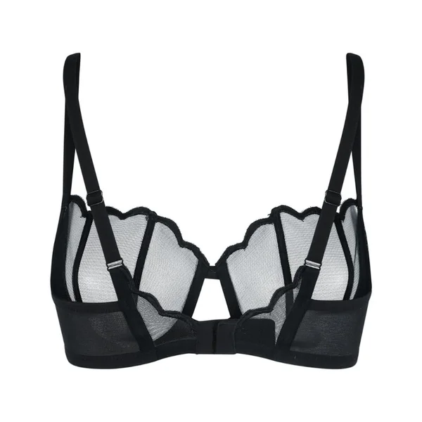 Soutien-gorge balconnet non rembourré noir Gossard