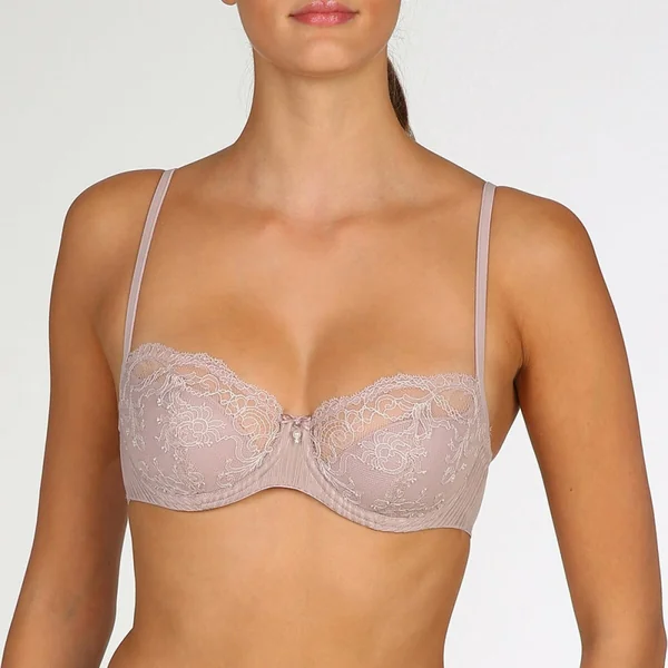 Soutien-gorge balconnet rembourré rose Marie Jo