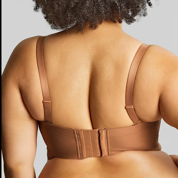 soutien-gorge balconnet Strapless caramel beige Sculptresse