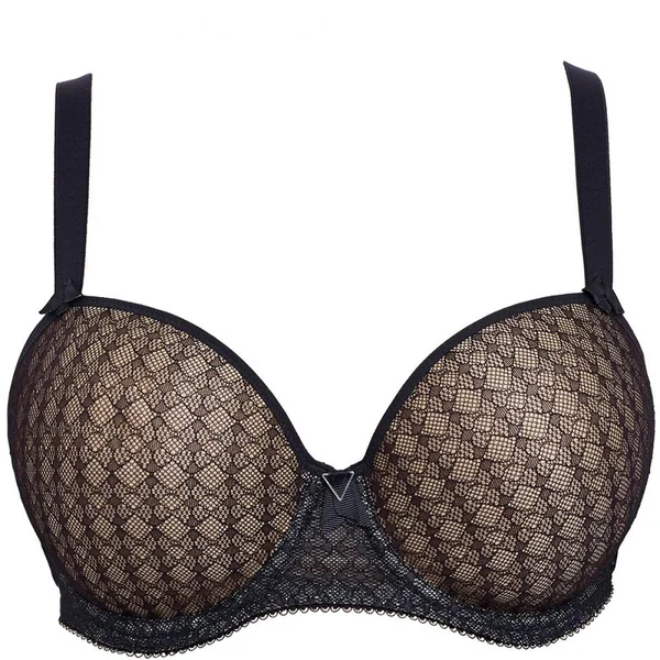 Soutien-gorge Balconnets moulé à Armatures - Noir Fantasie
