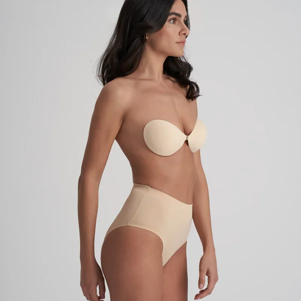 Soutien-gorge bandeau adhésif dos nu chair Bye Bra