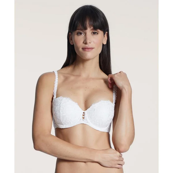 Soutien-gorge bandeau armatures Aubade POUR TOUJOURS - Blanc Aubade