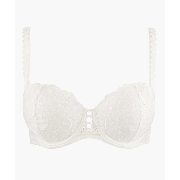 Soutien-gorge bandeau armatures Aubade POUR TOUJOURS - Blanc Aubade