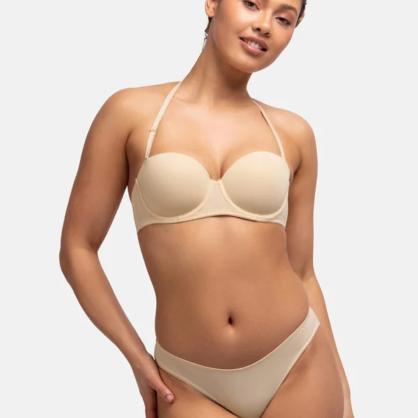 Soutien-gorge Bandeau beige Dorina