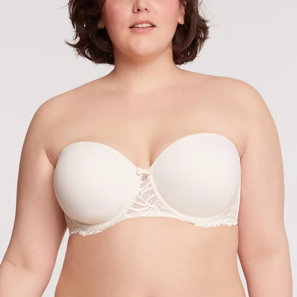 Soutien-gorge bandeau coques ivoire Bestform Pampelune