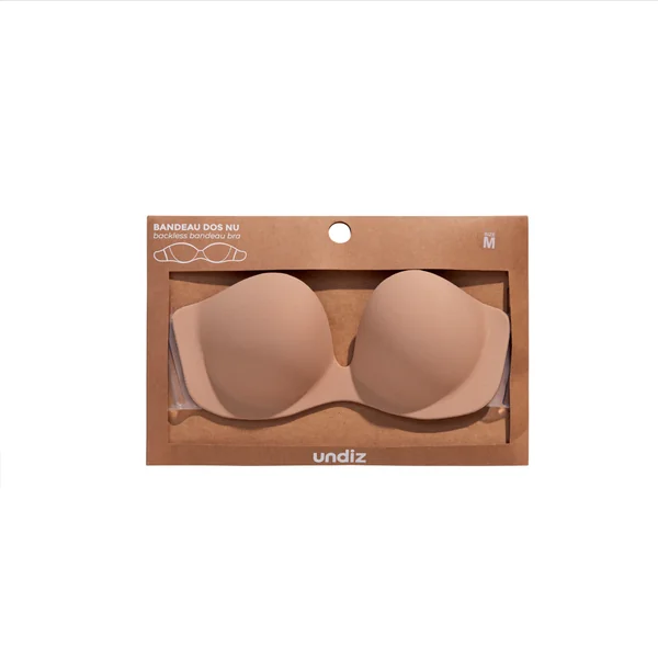 Soutien-gorge bandeau dos nu