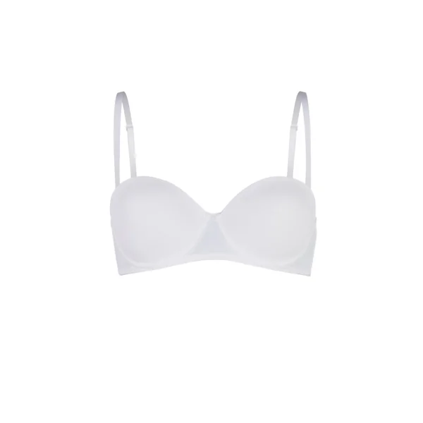 Soutien-gorge bandeau en microfibre