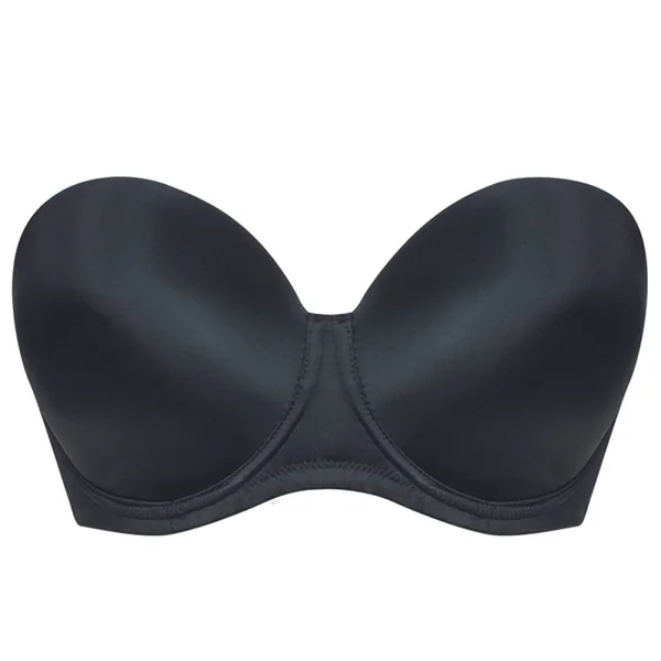 Soutien-gorge bandeau moulé armatures Curvy Kate SMOOTHIE noir Curvy Kate