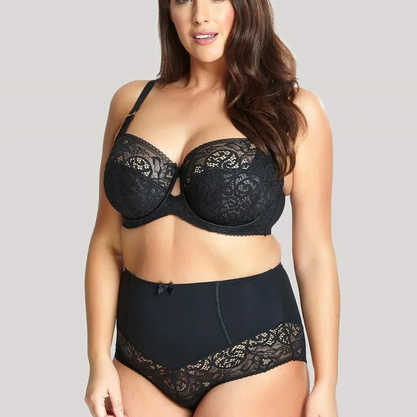 Soutien-gorge bonnets entiers noir Sculptresse