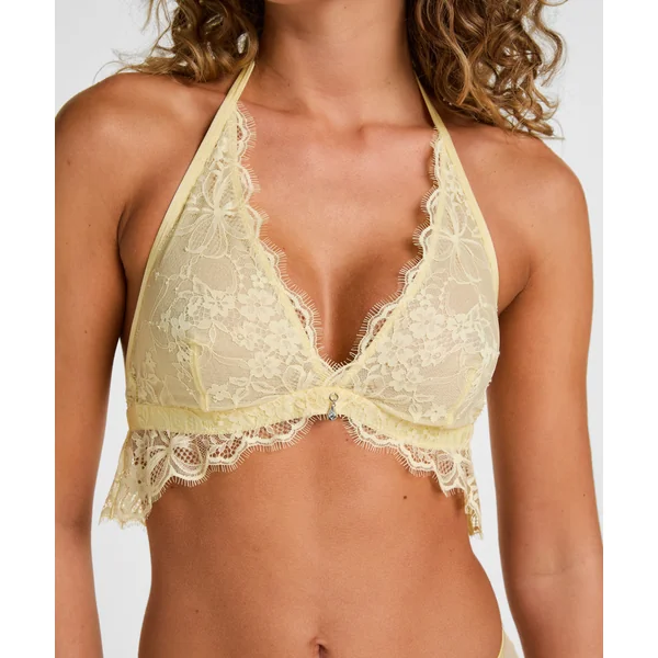 Soutien-Gorge Bralette Longline Halter Prina - Jaune
