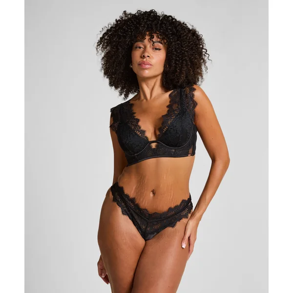 Soutien-gorge bustier non-rembourré à armatures Zoe - Noir