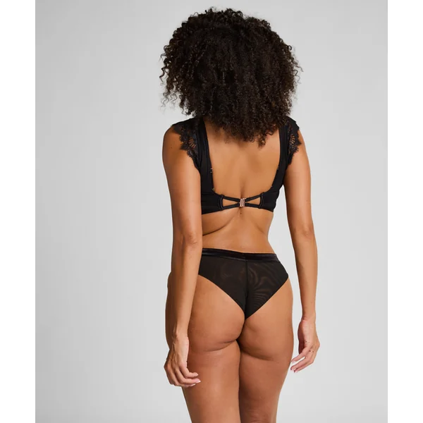 Soutien-gorge bustier non-rembourré à armatures Zoe - Noir