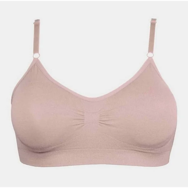 Soutien-gorge Confort Bambou bretelles fines sans armature Rose Magic Body Fashion
