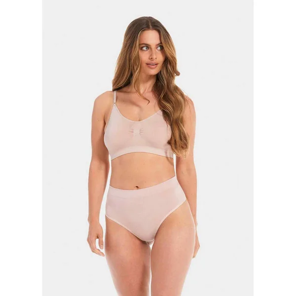 Soutien-gorge Confort Bambou bretelles fines sans armature Rose Magic Body Fashion