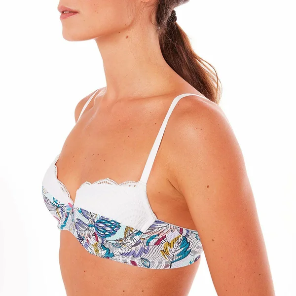 Soutien-gorge coques armatures - Bleu Pomm Poire