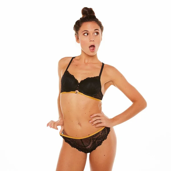 Soutien-gorge coques armatures noir Pomm Poire