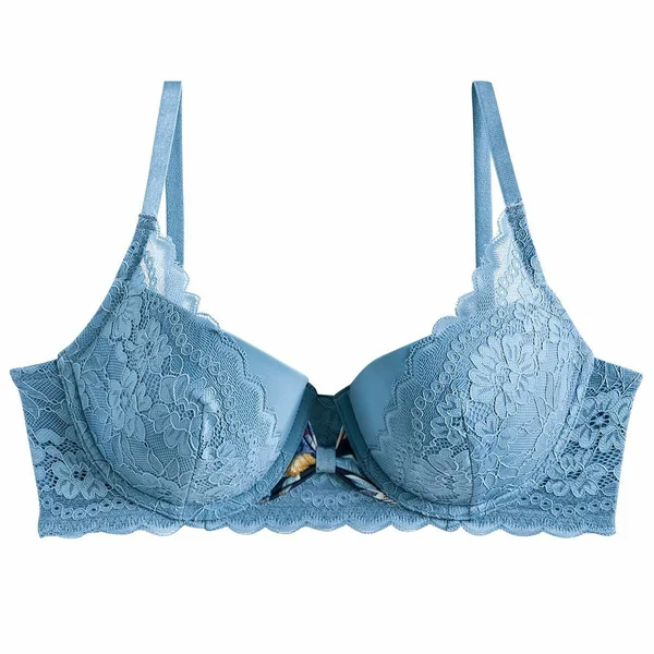 Soutien-gorge coques armatures Pomm'Poire - bleu Pomm Poire
