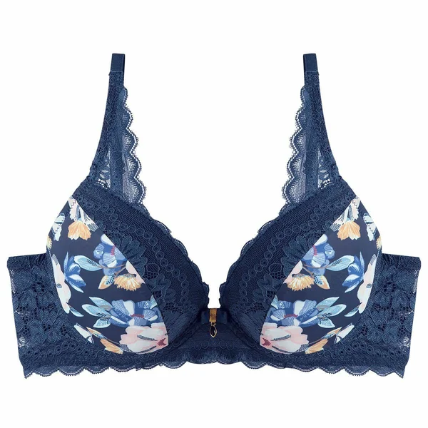 Soutien-gorge coques armatures Pomm'Poire - bleu Pomm Poire