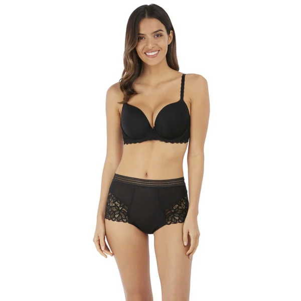 Soutien-gorge coques armatures RAFFINE Noir Wacoal lingerie