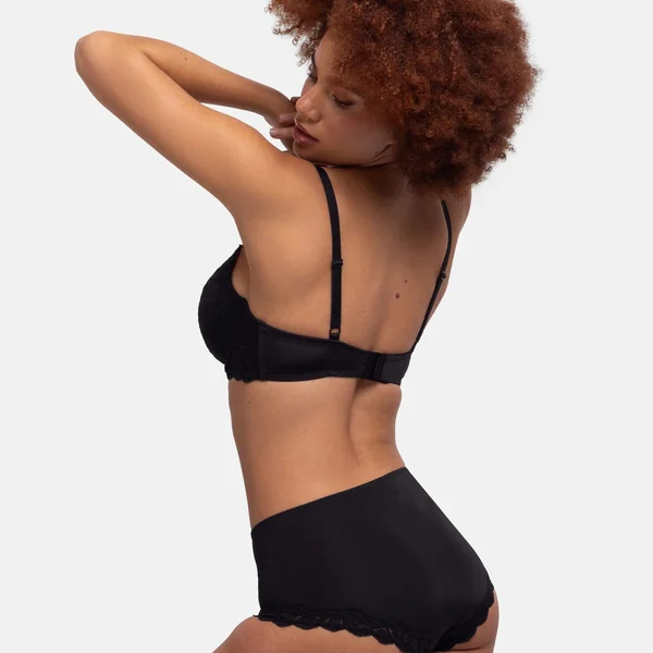 Soutien-gorge coques fines armatures Noir Dorina