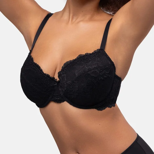 Soutien-gorge coques fines armatures Noir Dorina