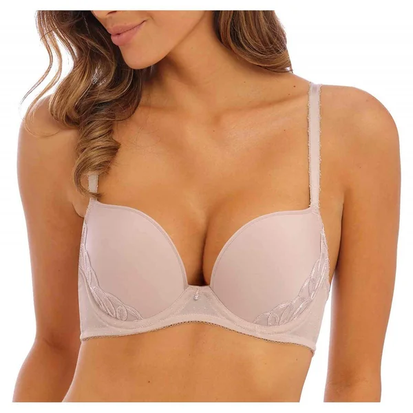 Soutien-gorge coques moulées armatures à Broderie Fine - Wacoal Lingerie - Beige Wacoal lingerie
