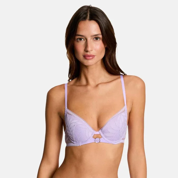 Soutien-gorge coques moulées parme Lina violet Morgan Lingerie