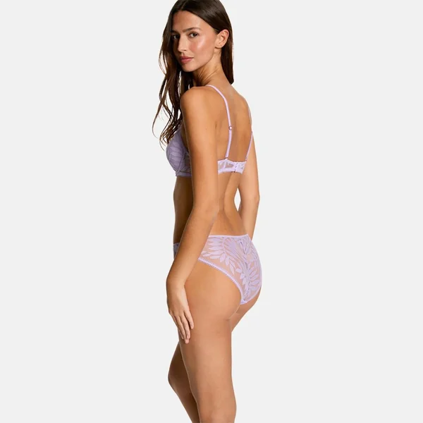 Soutien-gorge coques moulées parme Lina violet Morgan Lingerie