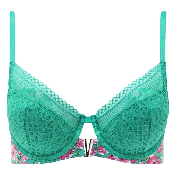 Soutien-gorge coques moulées vert Mathilde Morgan Lingerie