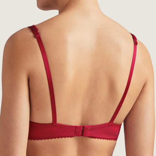 Soutien-gorge corbeille armatures Aubade AUBE AMOUREUSE rouge Aubade