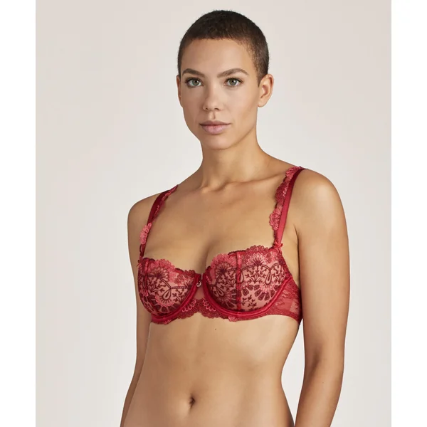 Soutien-gorge corbeille armatures Aubade french red Aubade