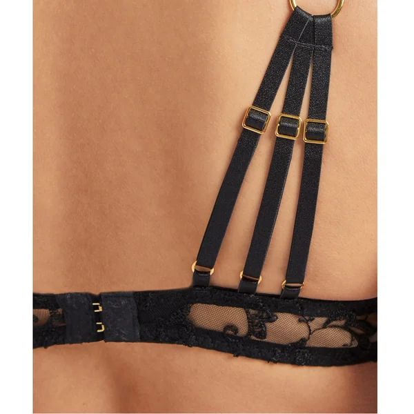 Soutien-gorge corbeille armatures Aubade LA REINE DE LA NUIT noir Aubade