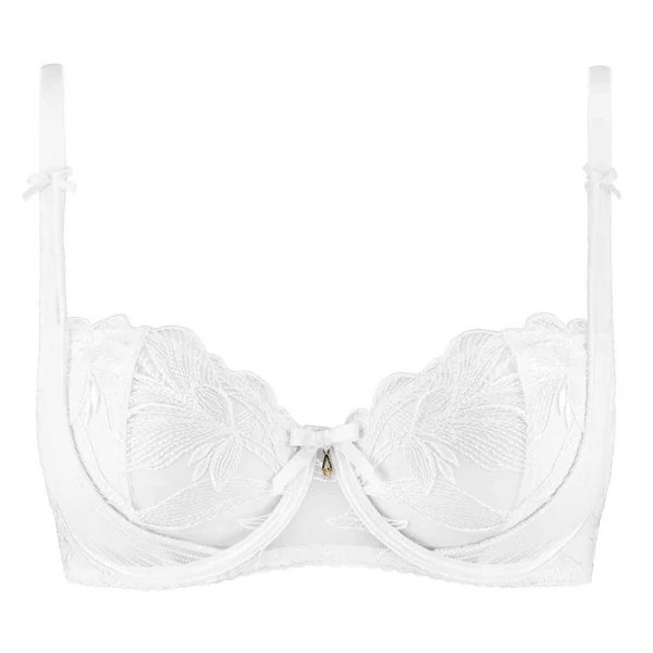 Soutien-gorge corbeille armatures - Blanc Aubade Fleur de Tattoo Aubade