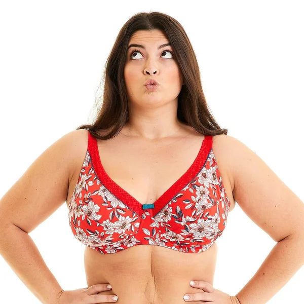 Soutien-gorge Corbeille Armatures - Rouge Pomm Poire INCENDIE Pomm Poire