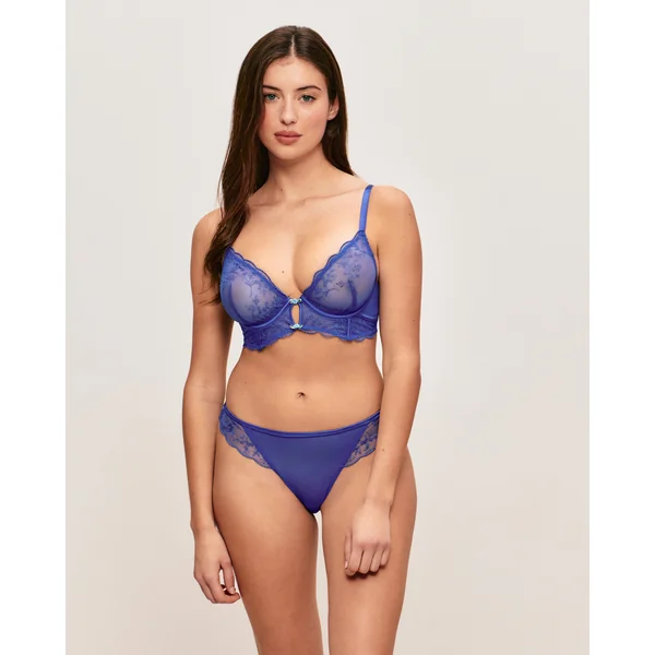 Soutien-gorge corbeille avec broderies florales