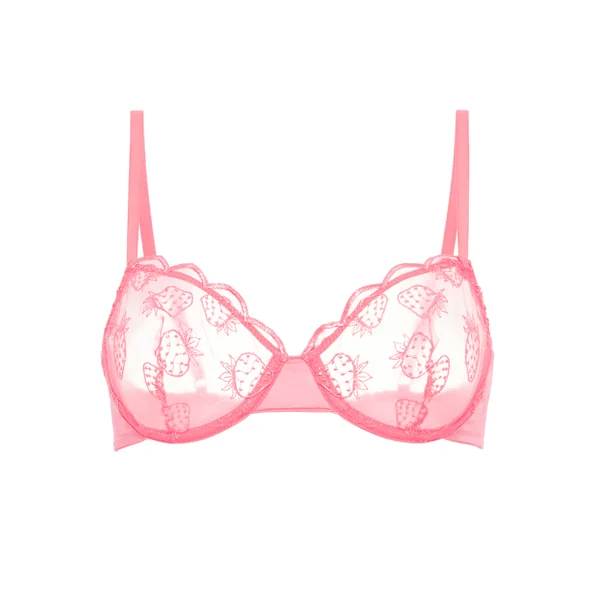 Soutien-gorge corbeille avec broderies