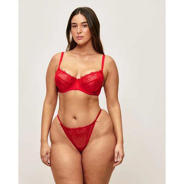 Soutien-gorge corbeille avec broderies
