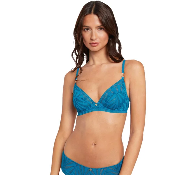 Soutien-gorge corbeille bleu Salomé Morgan Lingerie