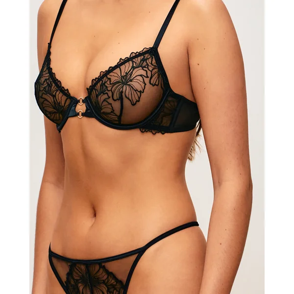 Soutien-gorge corbeille broderies