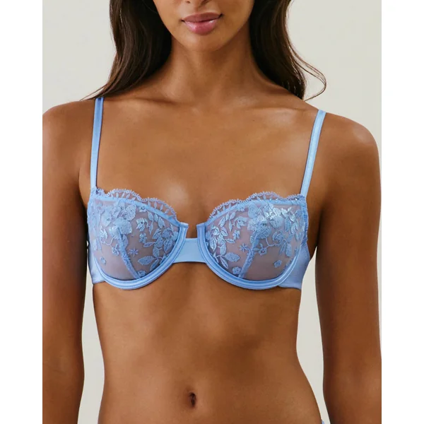 Soutien-gorge corbeille brodé
