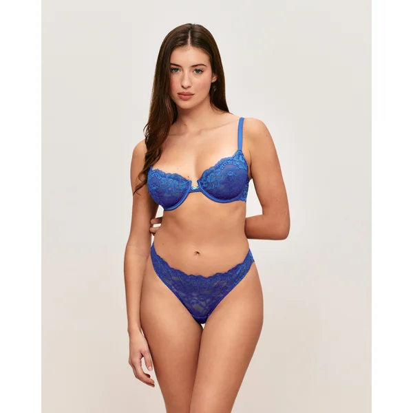 Soutien-gorge corbeille en dentelle florale